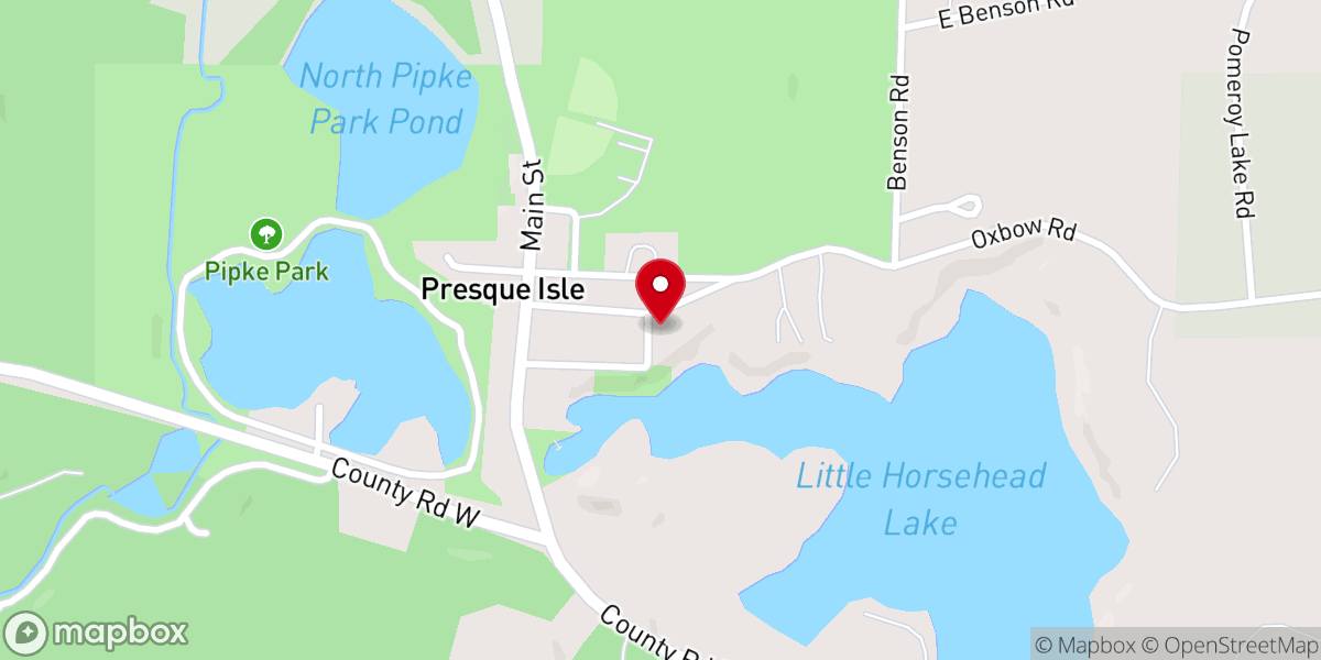 Map showing location of St. Rita Catholic Church