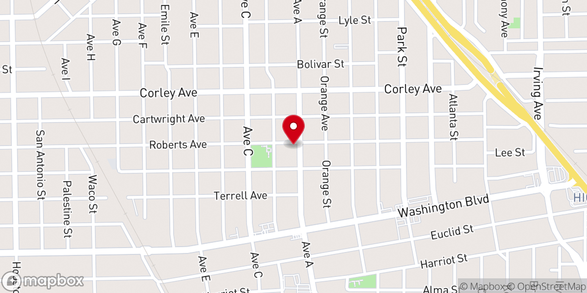 Map showing location of Fruit of the Vine Church of God in Christ