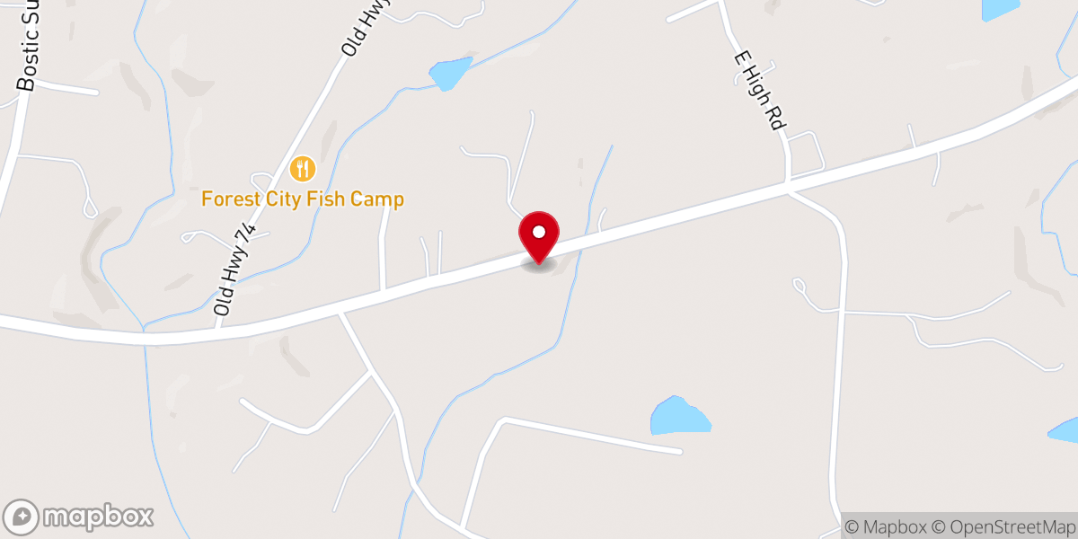 Map showing location of The Barn Christian Fellowship