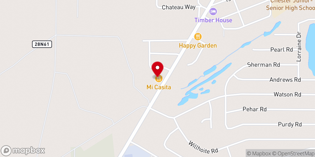 Map showing location of Mi Casita | Méxican