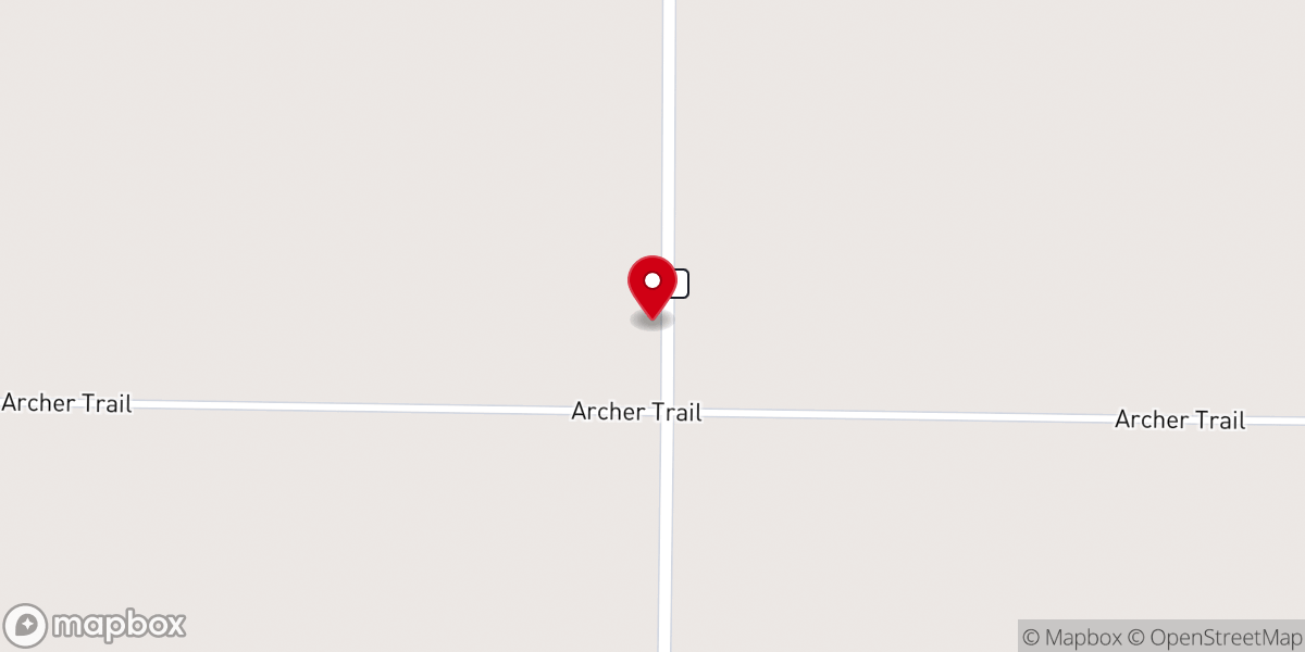 Map showing location of Illinois Bend Church
