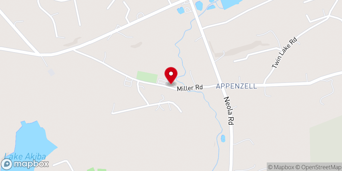 Map showing location of Saint Marks Church