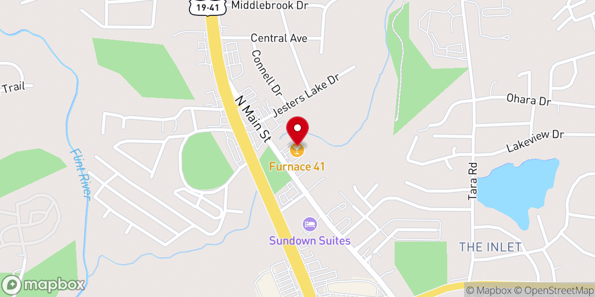 Map showing location of Iglesia de Dios de la Profecía
