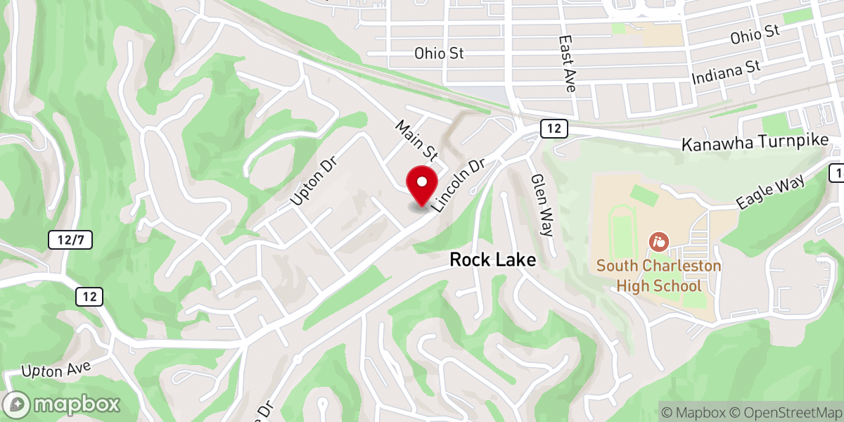 Map showing location of Saint Lukes Methodist Church