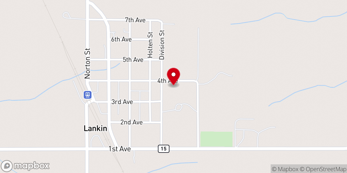 Map showing location of St Joseph Catholic Church