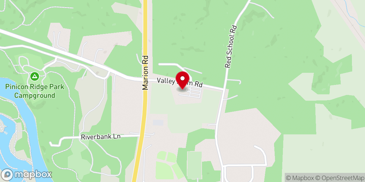 Map showing location of St. Stephen's Catholic Church