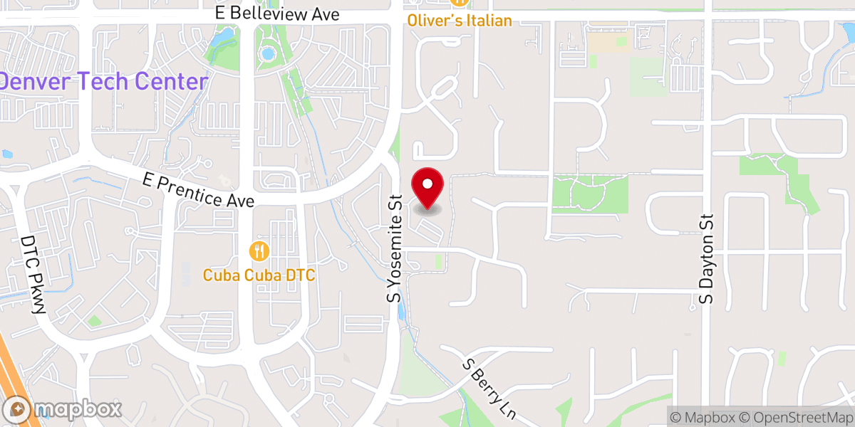 Map showing location of Covenant Presbyterian DTC