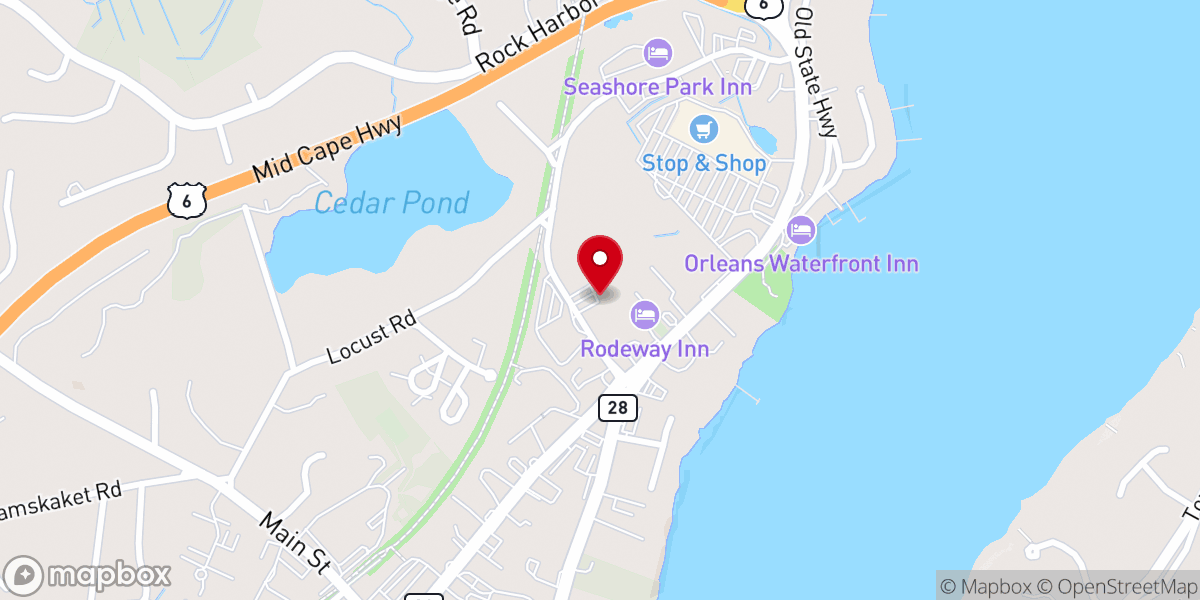 Map showing location of St Joan of Arc Church-Thrift Shop