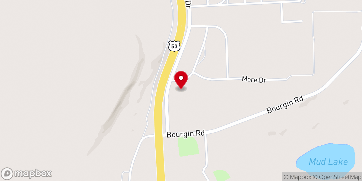 Map showing location of Rockwell Church