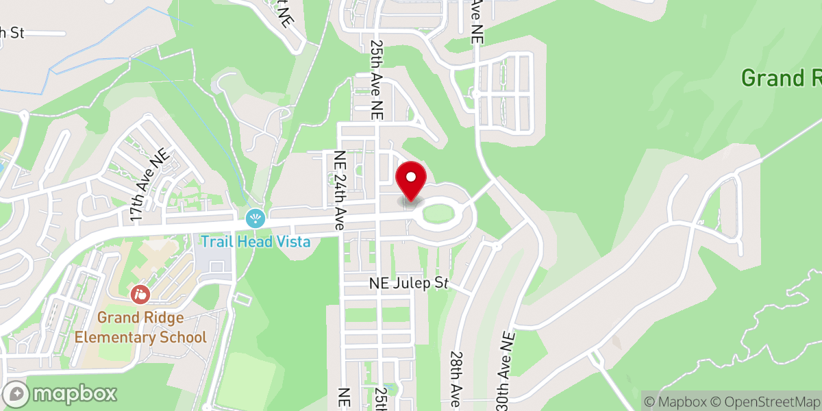 Map showing location of Timberlake Church - Issaquah