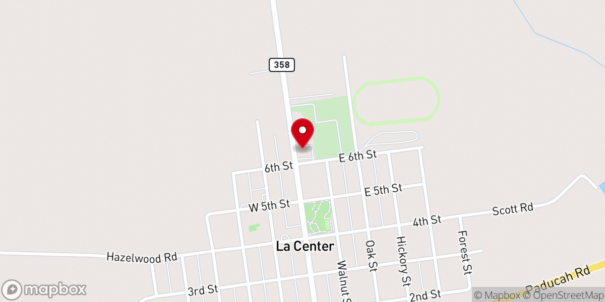Map showing location of St Mary's Catholic Church