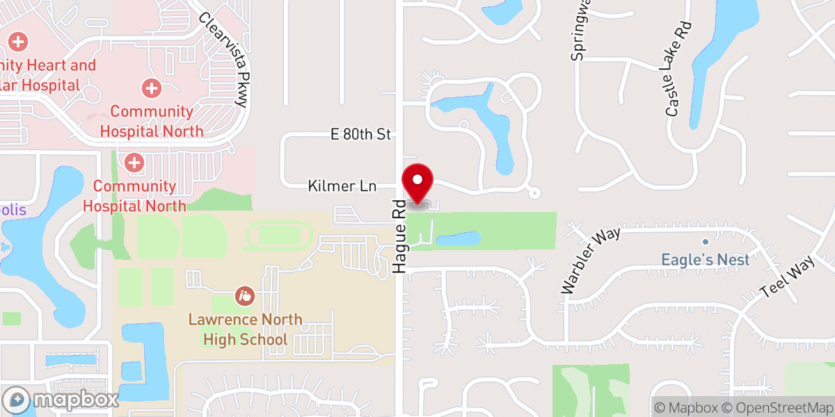 Map showing location of First Church of Christ, Scientist