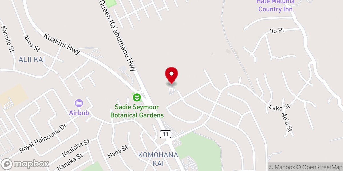 Map showing location of Calvary Community Church