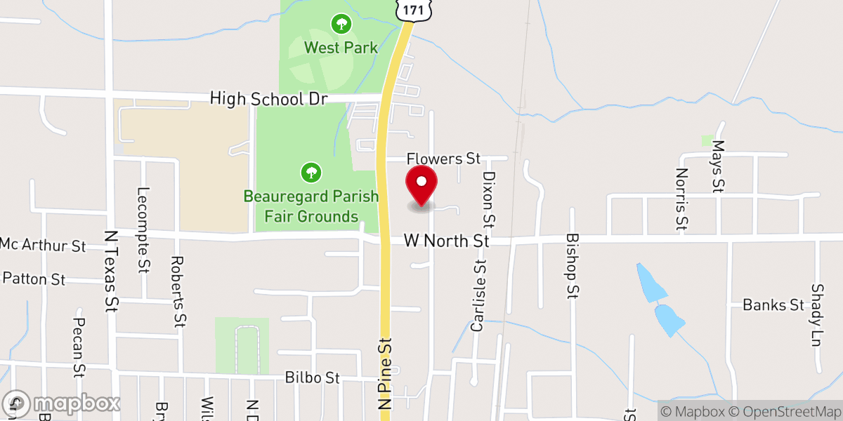 Map showing location of Warren Street Baptist Church