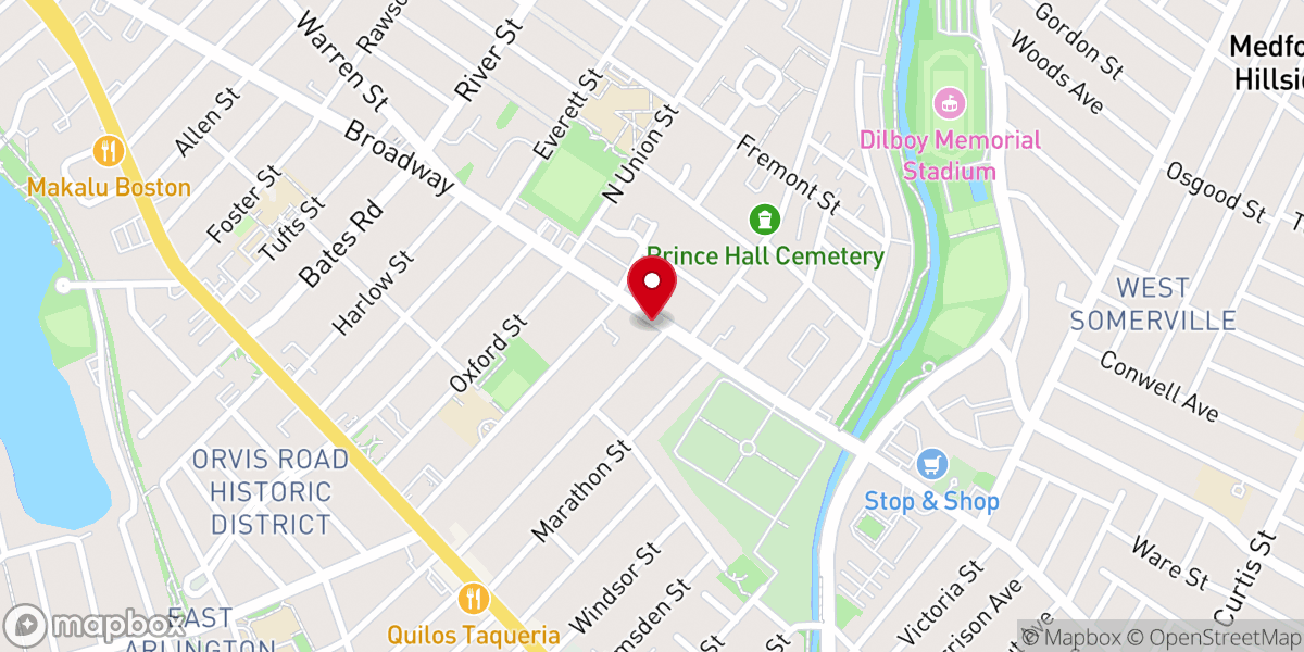 Map showing location of United Under God Pentecostal Church