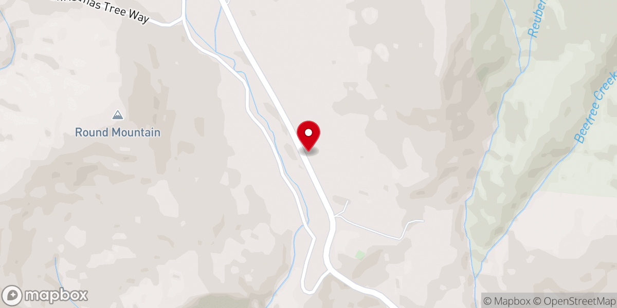 Map showing location of Roan Valley Church