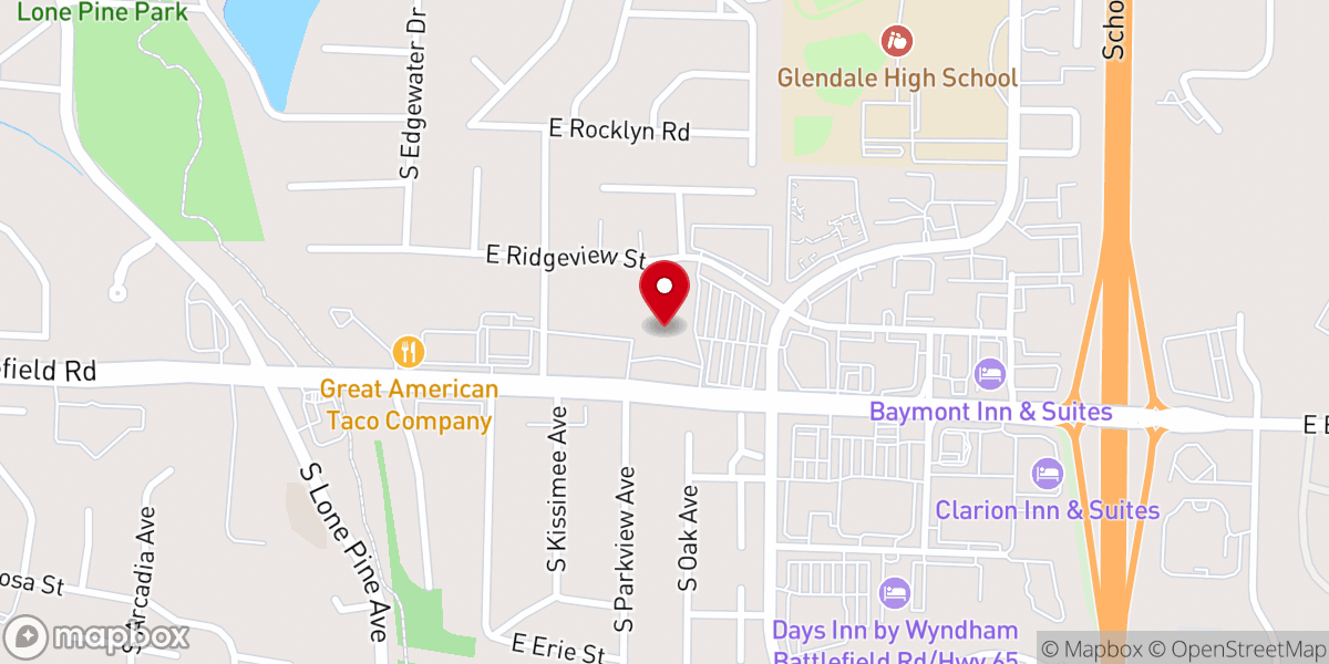 Map showing location of Second Baptist Church
