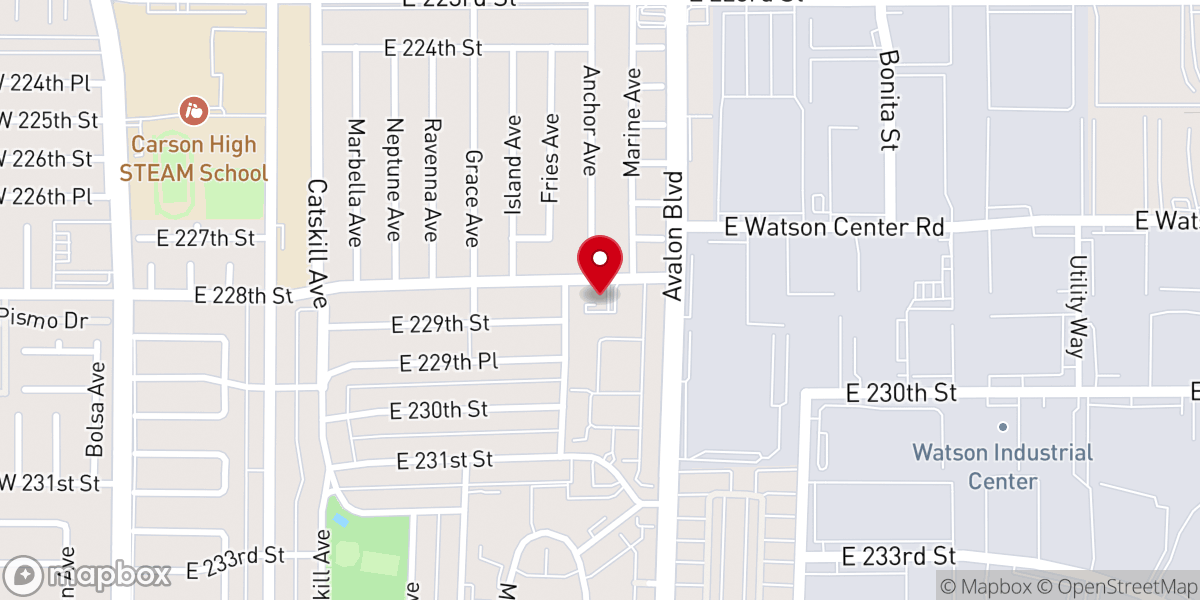 Map showing location of Christ's Covenant Christian Church