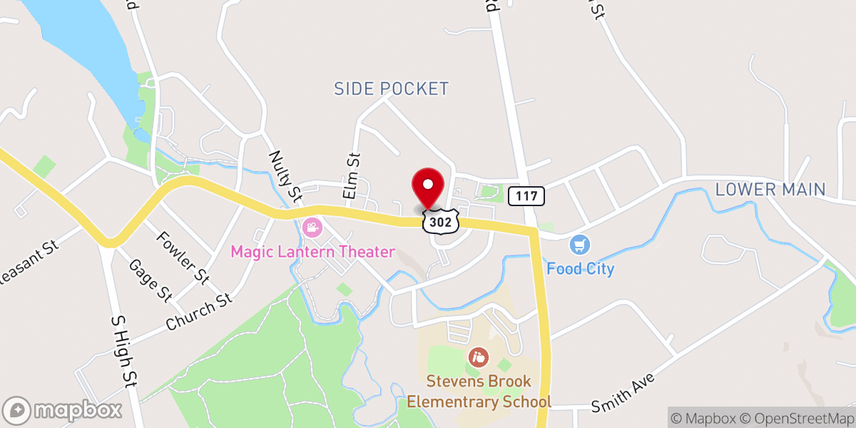 Map showing location of An Old Church Building