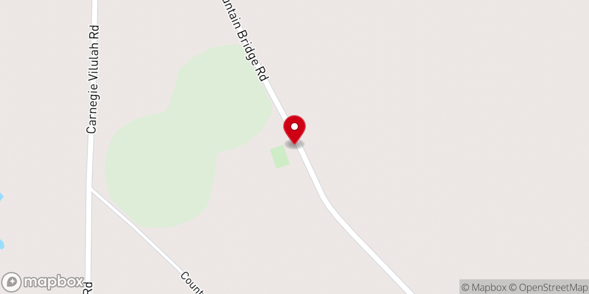 Map showing location of Damascus Baptist Church