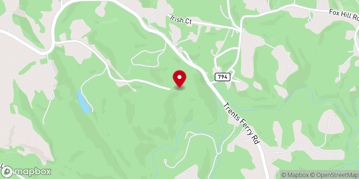 Map showing location of Judith Creek Church
