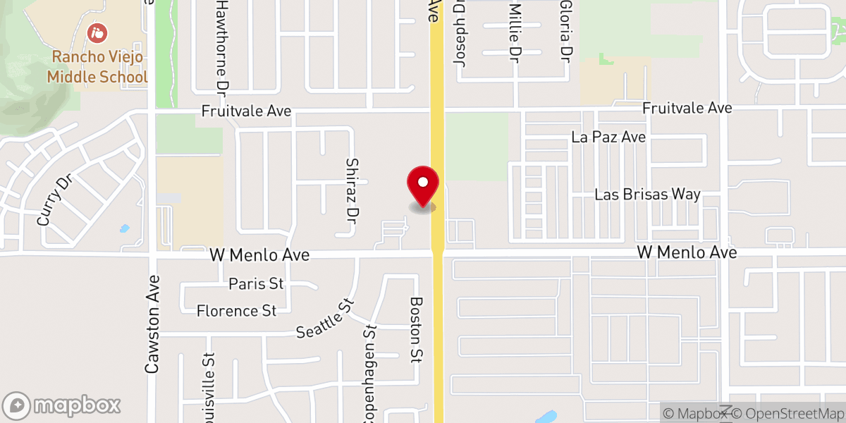 Map showing location of Prince of Peace Lutheran Preschool