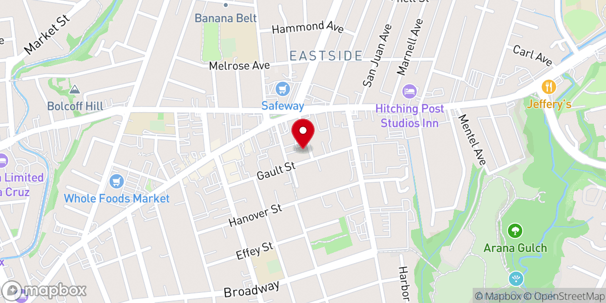Map showing location of Faith Community Church