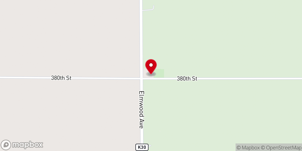 Map showing location of Peace Lutheran Church