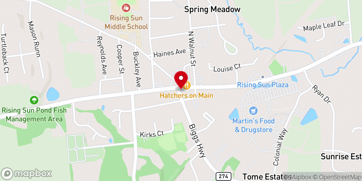 Map showing location of Ray of Hope Missions Center Inc