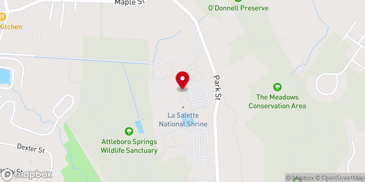 Map showing location of La Salette Gift Shop