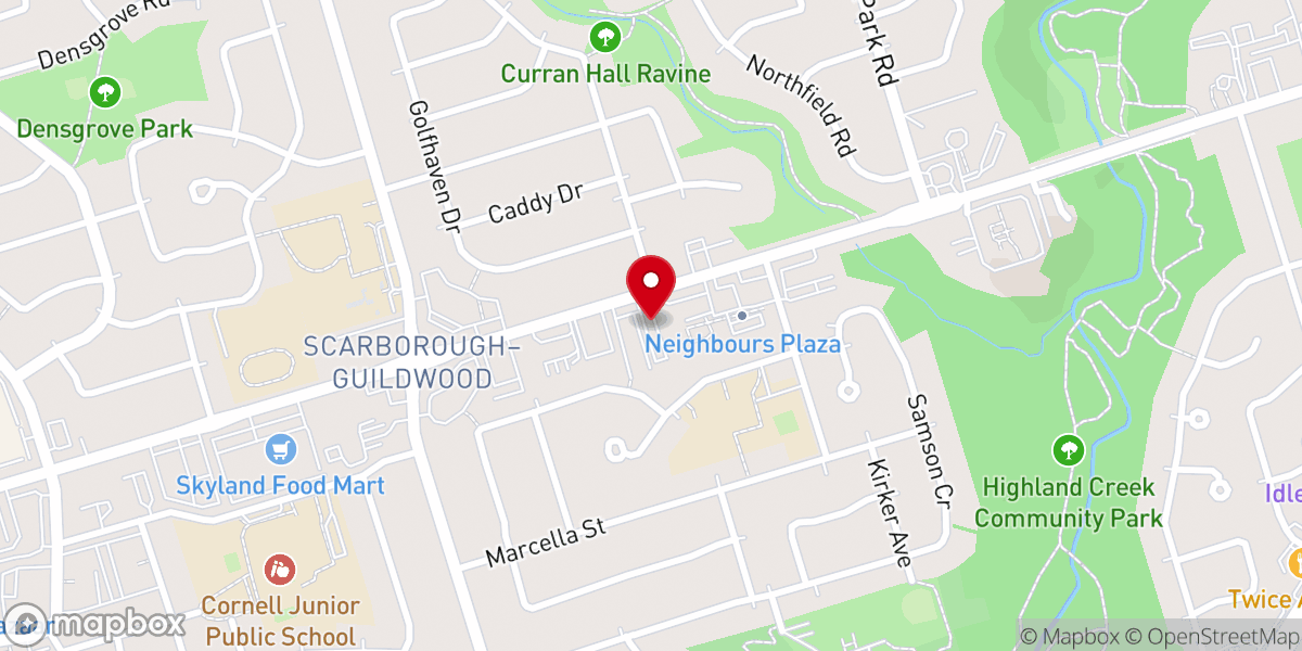 Map showing location of Faith Baptist Church