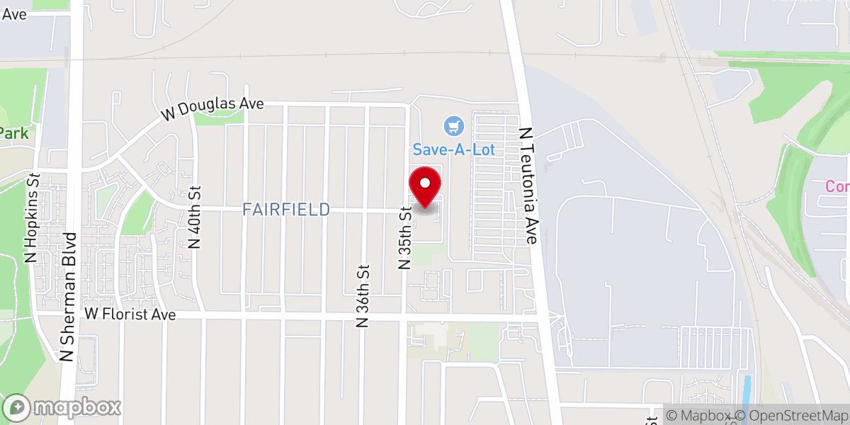Map showing location of Mason Temple Church of God in Christ