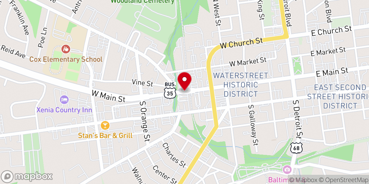 Map showing location of New Life Christian Assembly International Inc