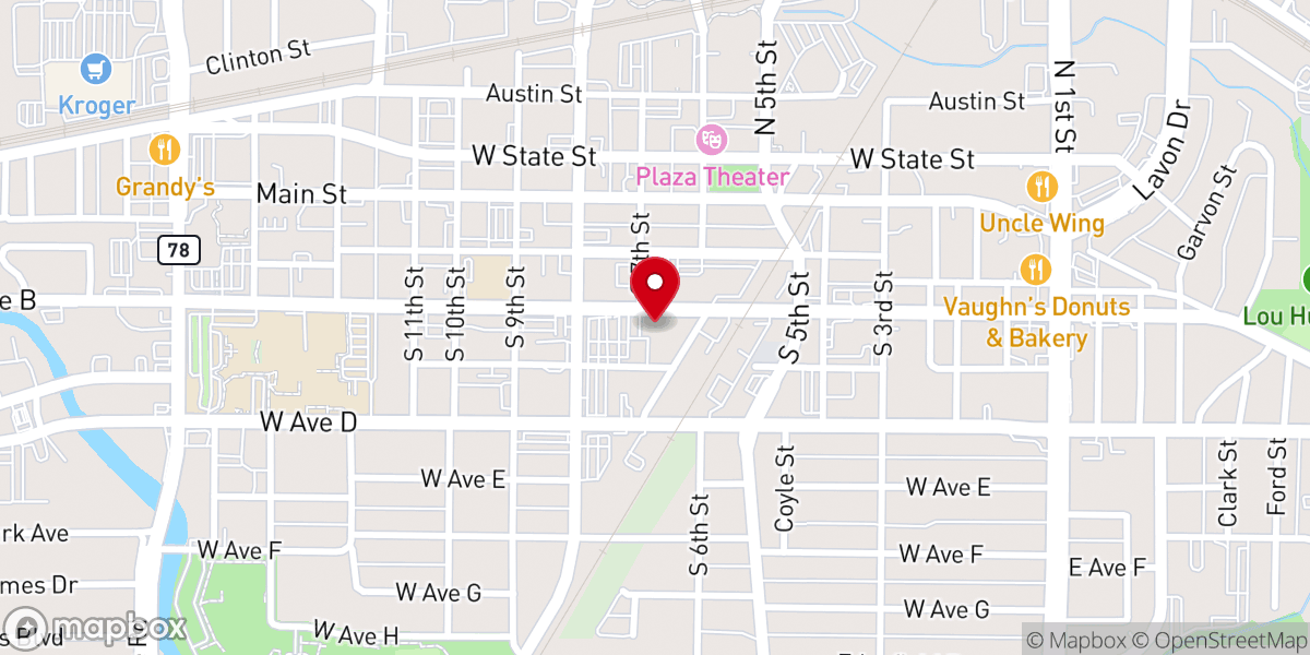 Map showing location of Friendship House