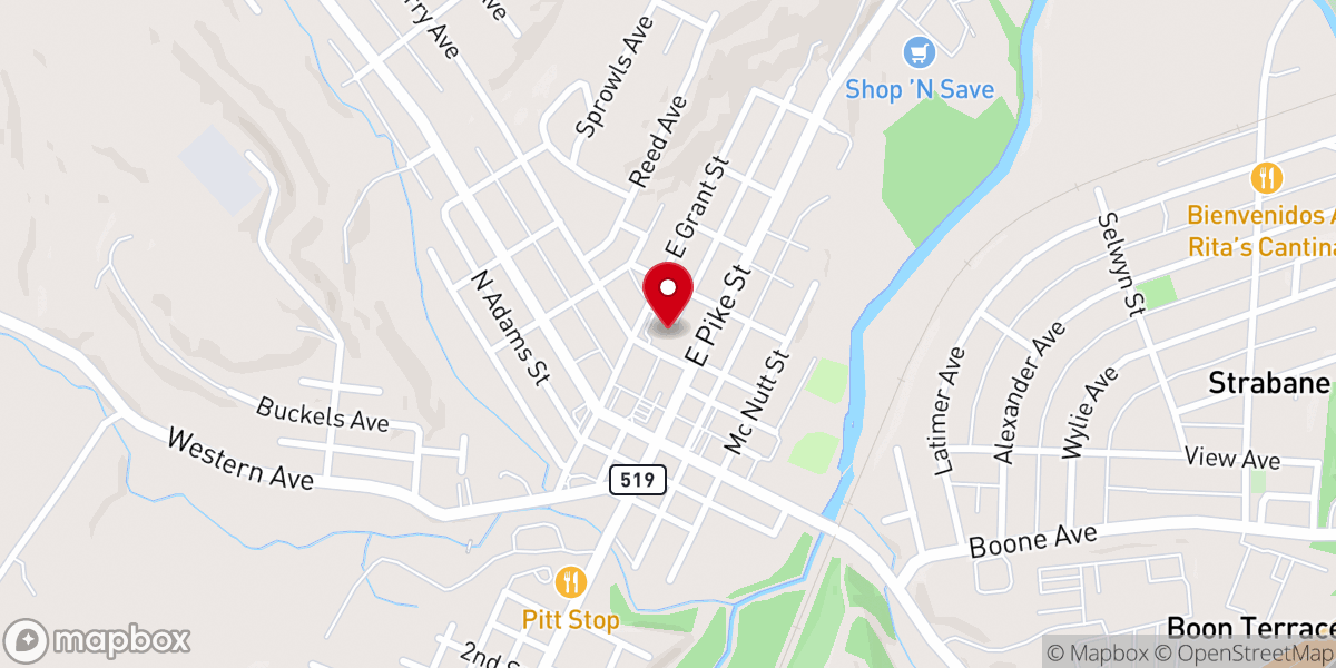 Map showing location of Victory Faith Center