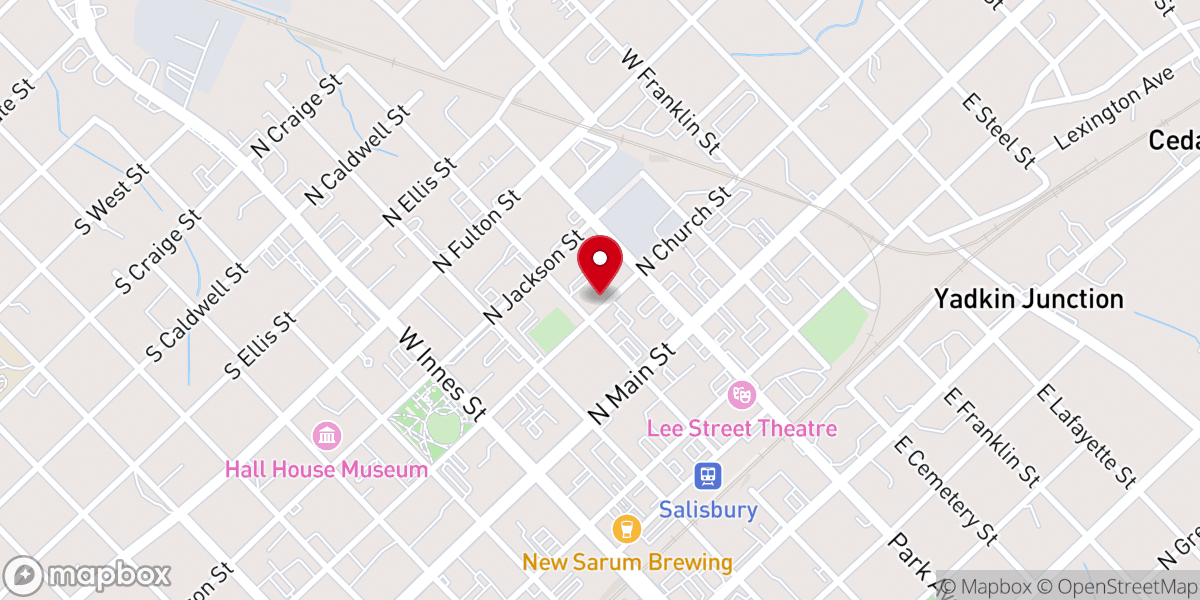 Map showing location of Soldiers Memorial A.M.E. Zion Church