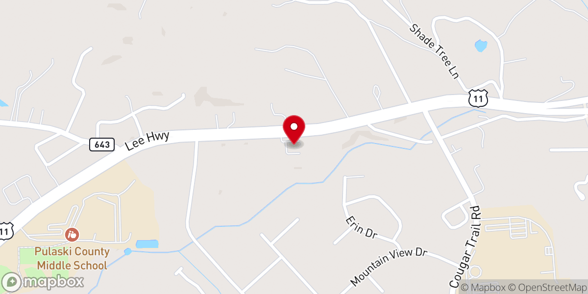 Map showing location of Dublin Community Hope