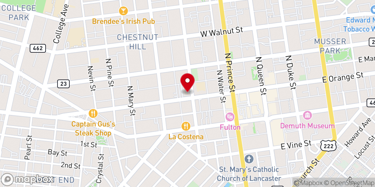 Map showing location of Covenant United Methodist Church