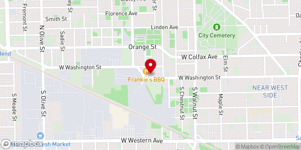 Map showing location of Old Landmark Church of God