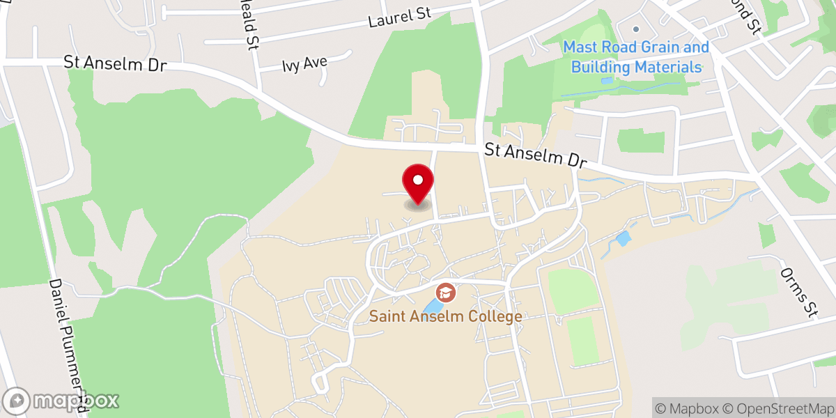 Map showing location of Abbey Church