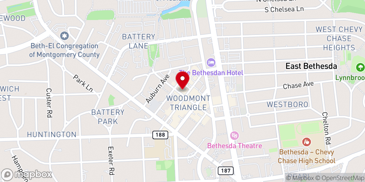 Map showing location of Big Planet Comics