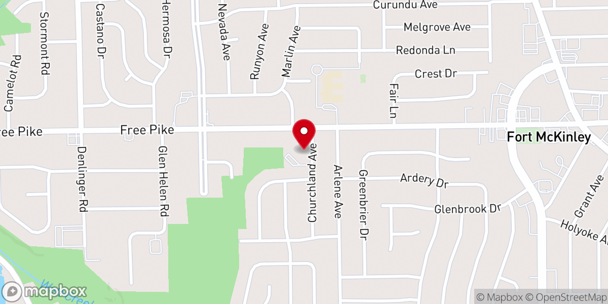 Map showing location of St. Timothy Missionary Baptist Church