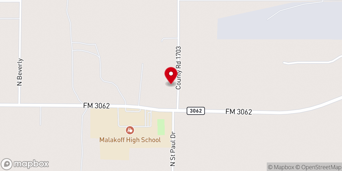 Map showing location of Mary Queen of Heaven Catholic