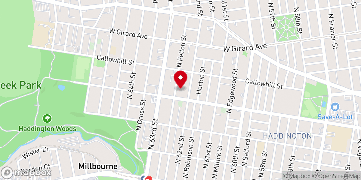 Map showing location of Holy Temple Church of God in Christ