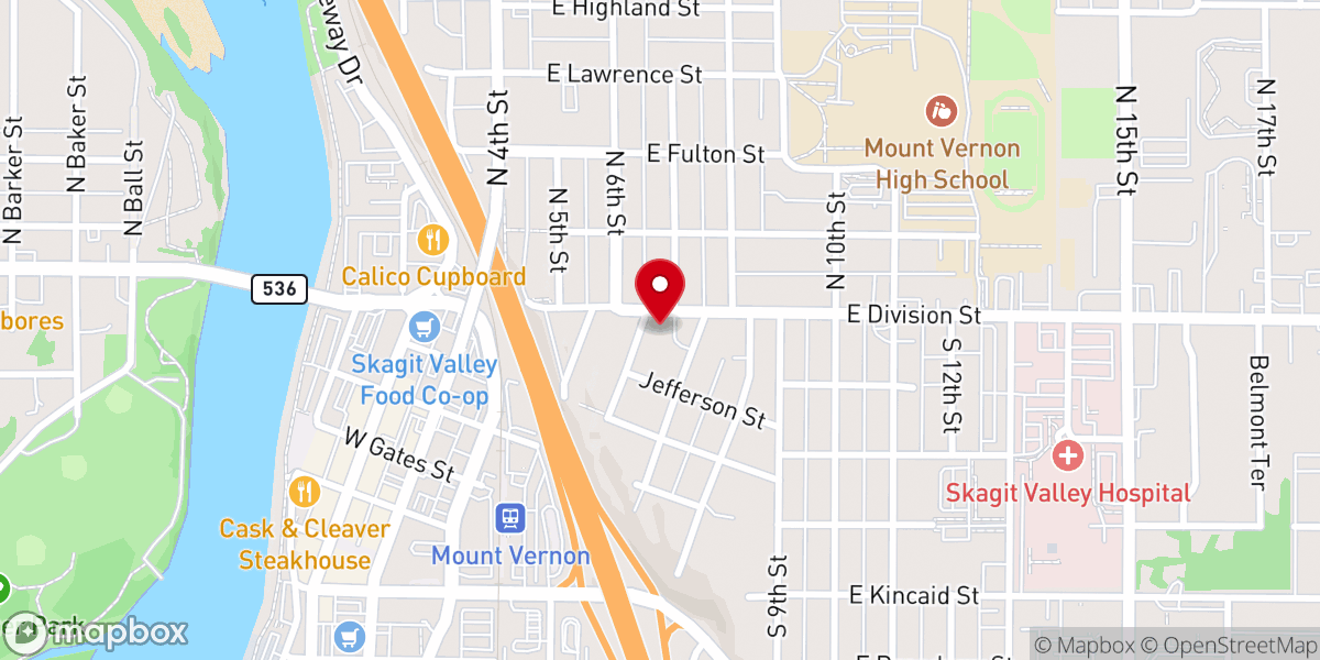 Map showing location of Holy Redeemer