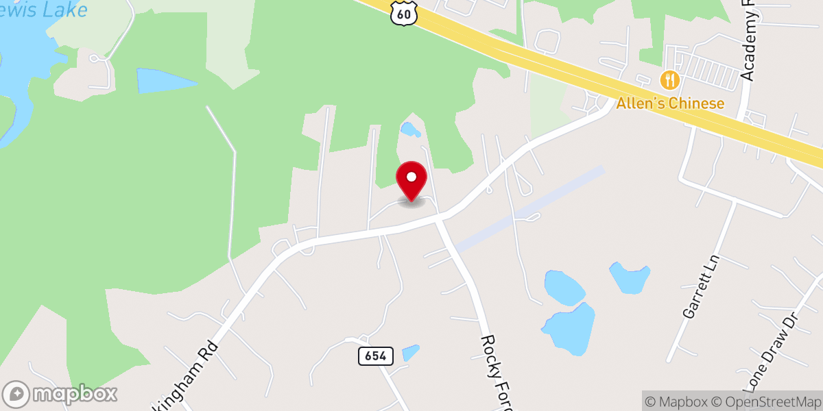 Map showing location of PMC church