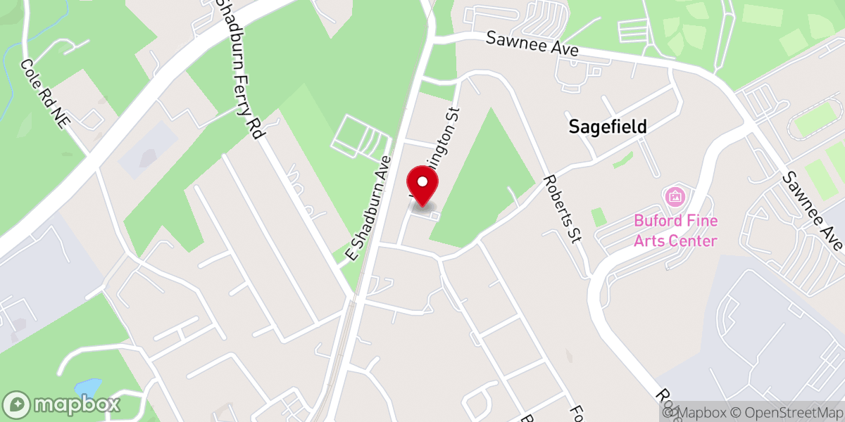 Map showing location of Faith Free Full Gospel Church