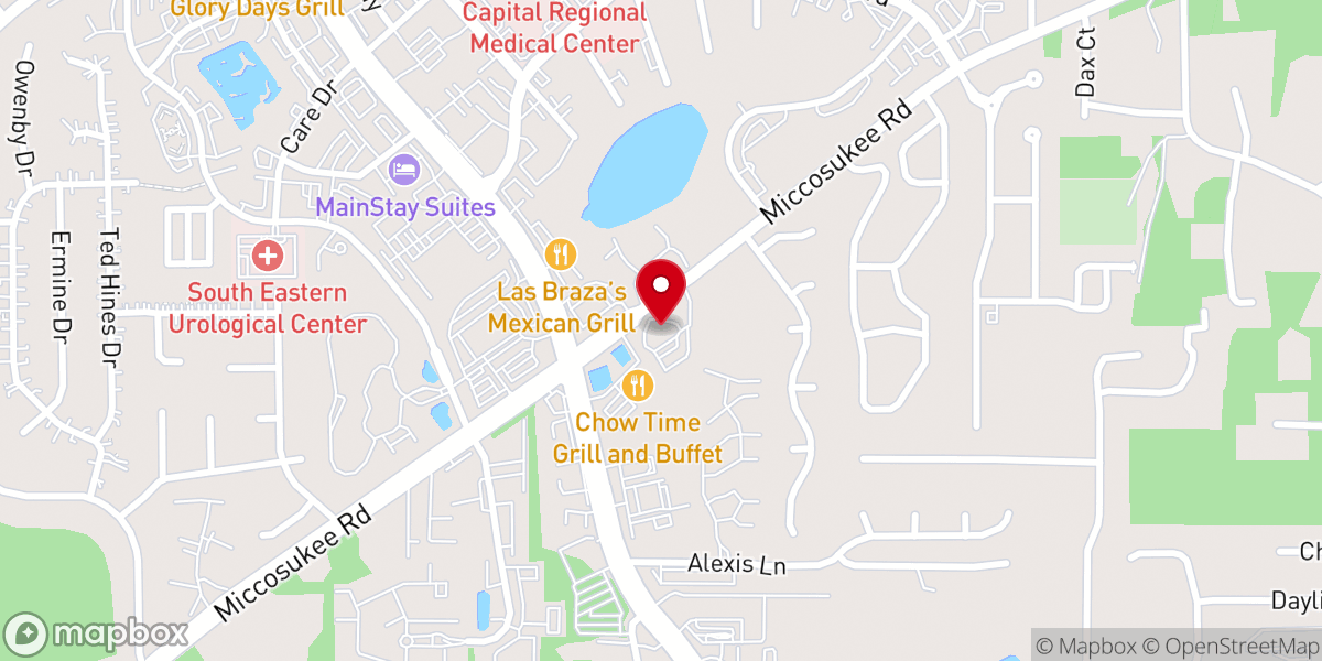 Map showing location of Grace Lutheran Church