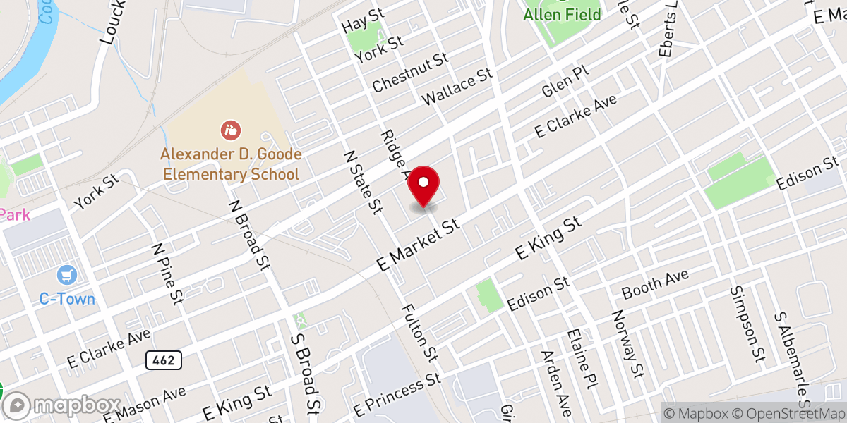 Map showing location of Believers Tabernacle of Faith