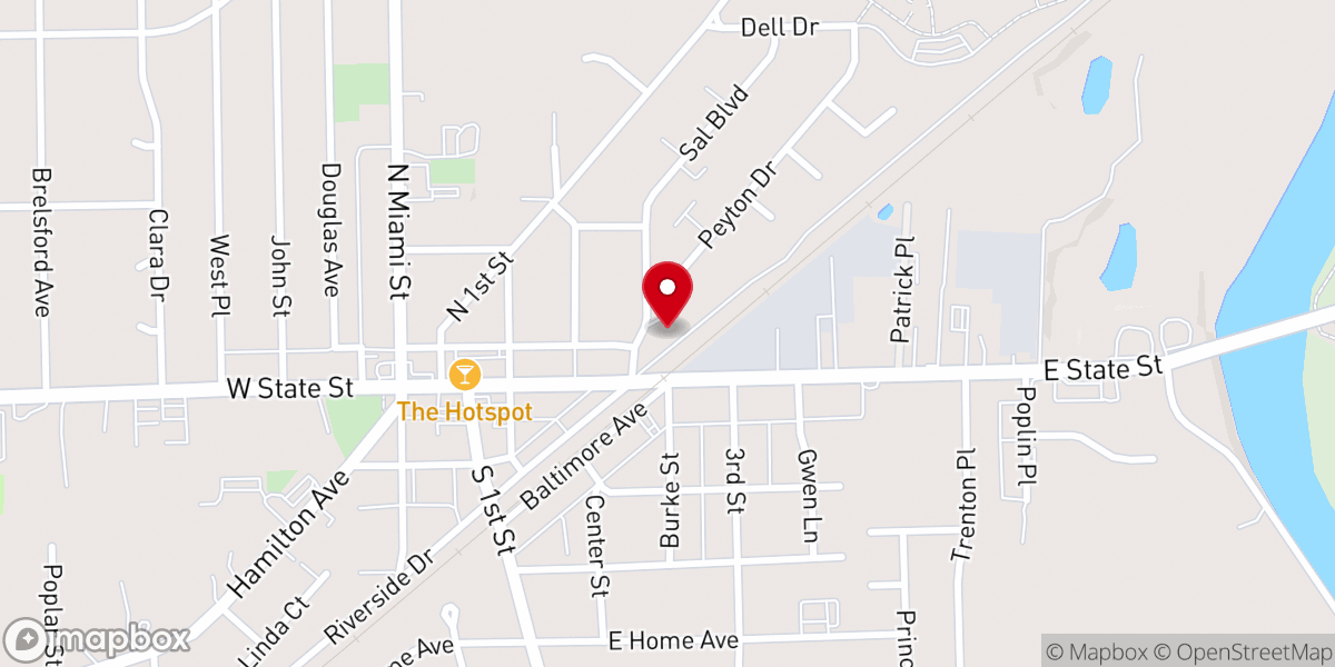 Map showing location of Foundation Community Church